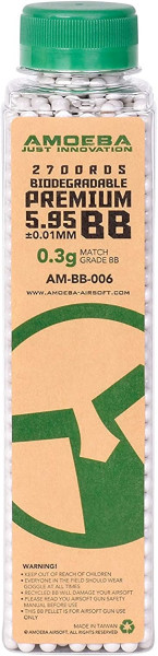 Amoeba Premium Bio BB's 6mm 0,30g 2.700St. Weiß