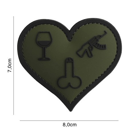 Patch Love "Wine Dicks and Guns"
