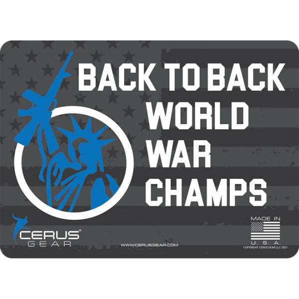 Cerus Gear EDC Back to World War Champs Handgun Cleaning Mat