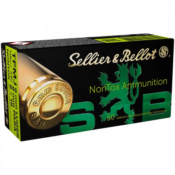 S&B 9mm Luger TFMJ Non-Tox 7,5g / 115gr