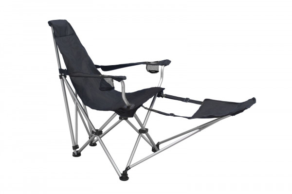 BasicNature Travelchair Sun Chair schwarz