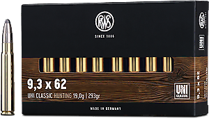 RWS 9,3x62 Uni Classic 19,0g / 293gr