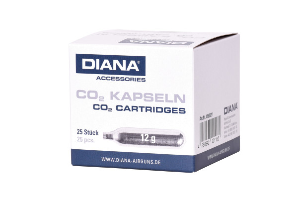 Diana 12g CO2-Kapseln 25 Stück