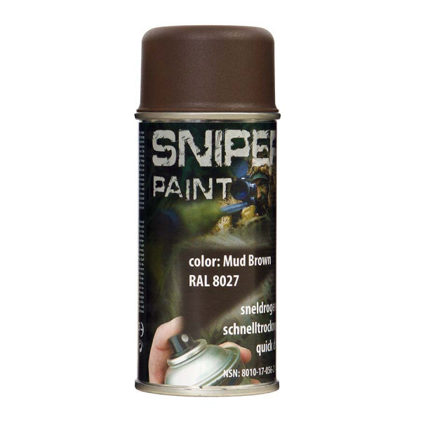 Fosco Industries Army Sniper Spray Paint 150ml Mud Brown