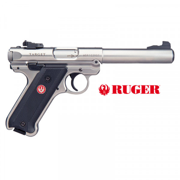 Ruger MK IV Target 5,5" Sportpistole .22lr. Stainless