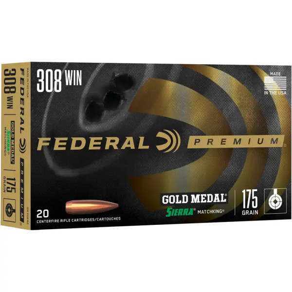 Federal Premium .308 Win. Sierra Match King HPBT 11,3g / 175gr