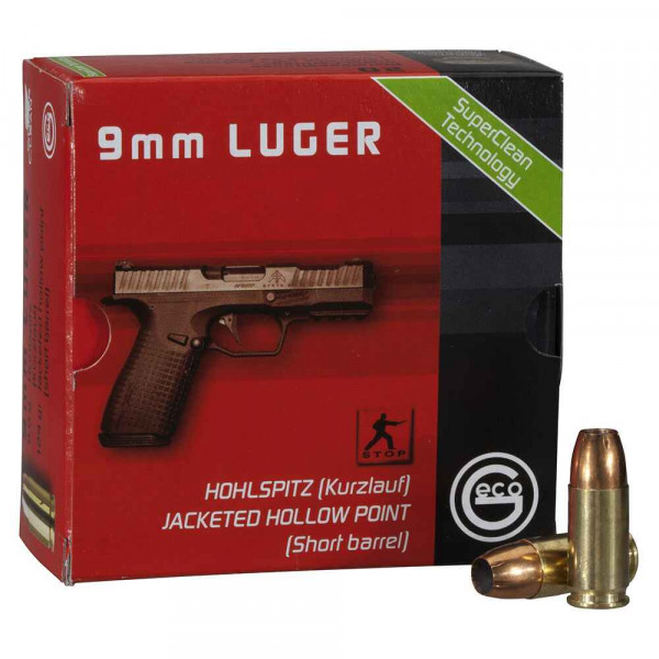 Geco 9mm Luger Hohlspitz 8,0g / 123gr