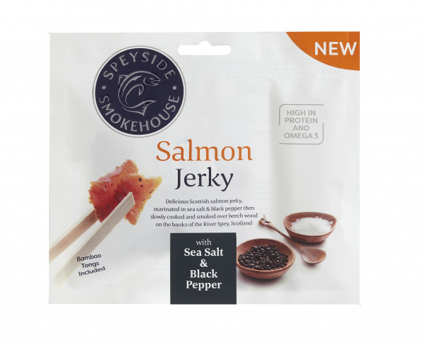 Speyside Salmon Jerky Sea Salt & Black Pepper 30g