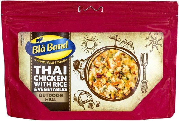 Bla Band Thailändisches Huhn mit Reis und Gemüse