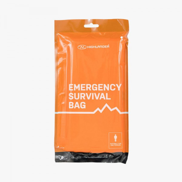 Highlander Emergency Survival Bag Orange