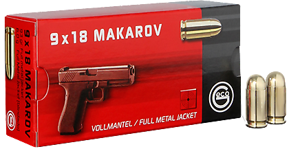 Geco 9mm Makarov Vollmantel Rundkopf 6,15g