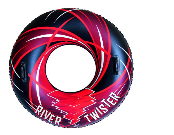 Best Sporting River Twister aufblasbarer Schwimmring mit Griffen