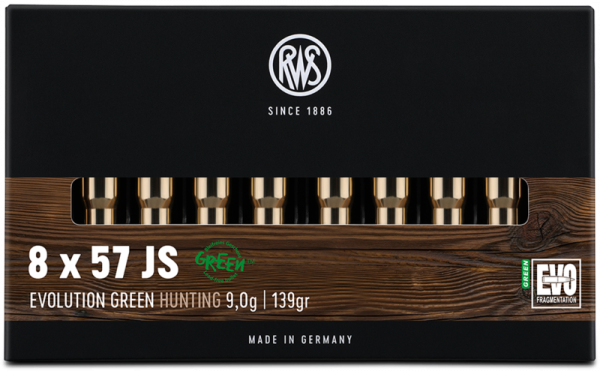 RWS 8x57 IS Evolution Green 9,0 g / 139 gr