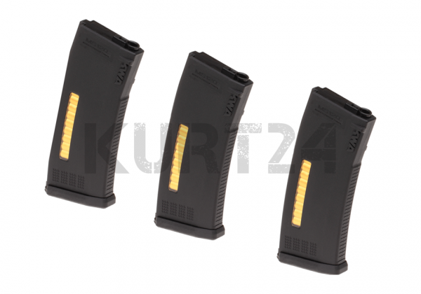 KWA Magazin MS120 M4 Midcap 120rds 3-pack