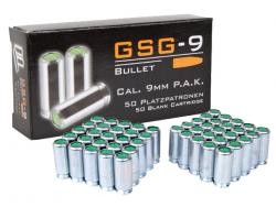 GSG-9 9mm P.A.K. Platzpatronen 50 St.