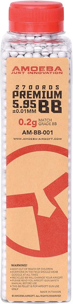 Amoeba BB's 6mm 0,20g 2700St. Weiß