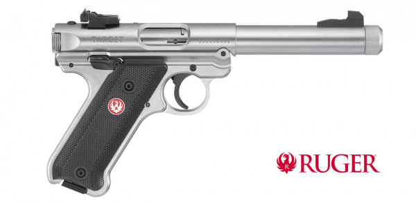 Ruger Mark IV .22L.r. Target Stainless Threaded 5,5"