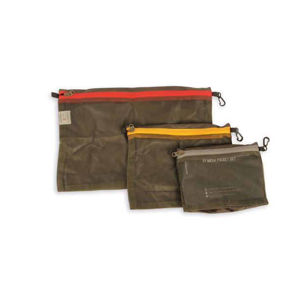 Tasmanian Tiger Mesh Pocket Set Netztaschen in drei Gößen