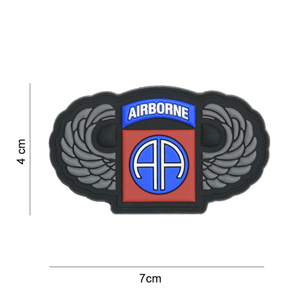Patch "82nd Airborne silver wings"