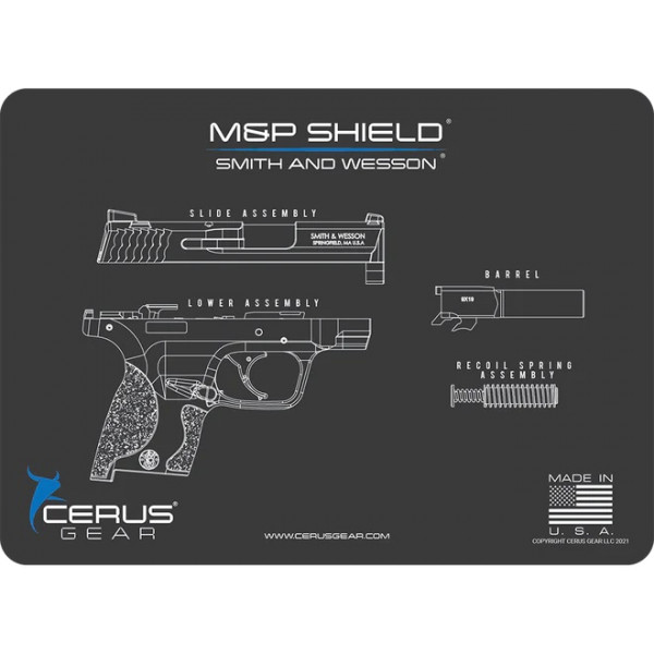 Cerus Gear EDC M&P Shield Smith&Wesson Handgun Cleaning Mat