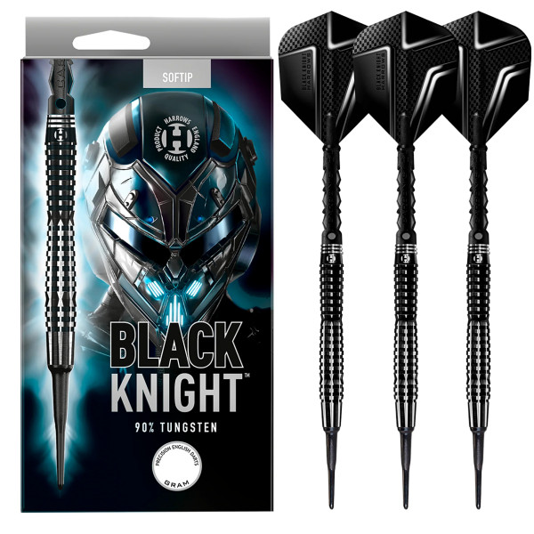 Harrows Black Knight 90% Tungsten Softip Darts